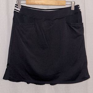 NVO Sport S Black & White Adorable Flirty Athletic Stretch Jersey Golf Skort